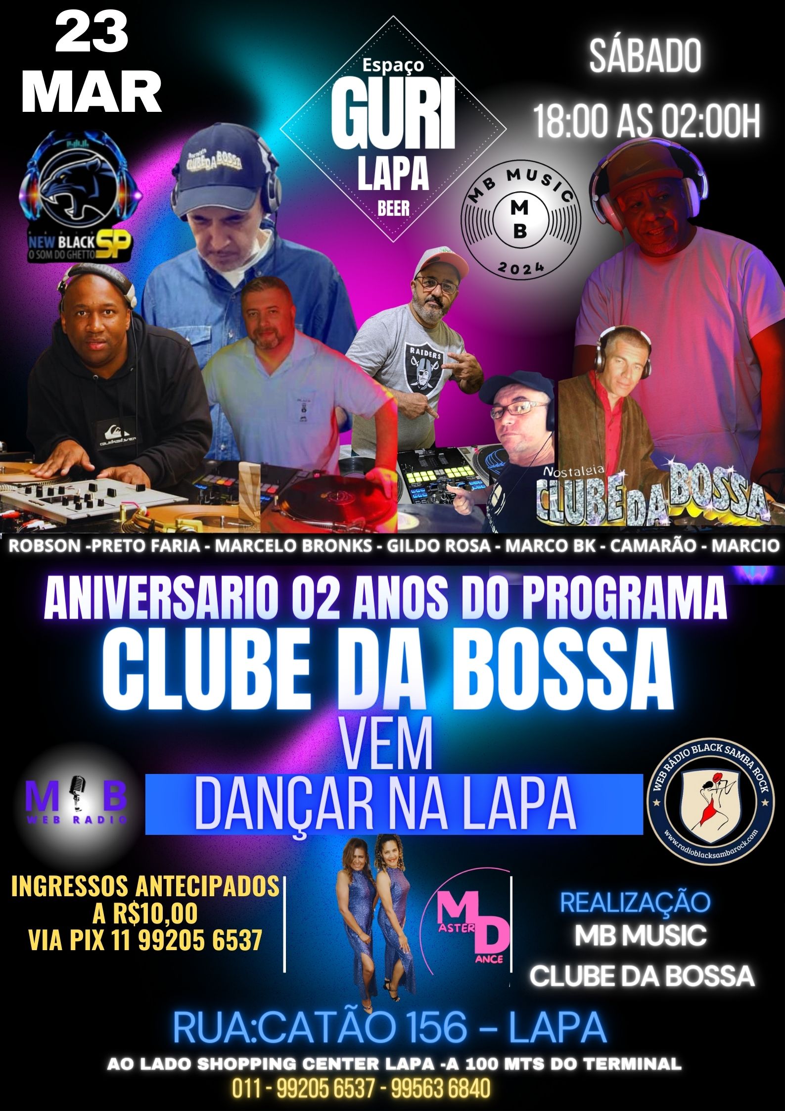 BAILINHO DA LAPA  DIA 23 DE MARÇO SABADO